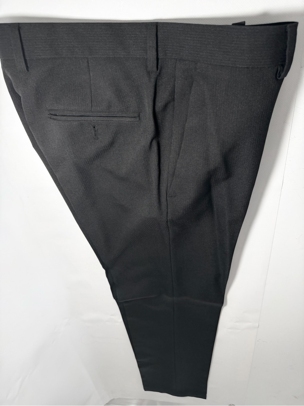 Kenneth Cole Reaction Men's Black Dress Pants - Slim Flat Front